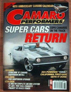 CAMARO PERFORMERS 2007 JAN - CALENDAR ISSUE, YENKO